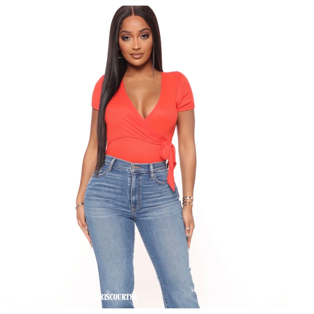 2 BRAND NEW Fashion Nova Women’s Bodysuit Set Both Size Large - Picture 7 of 13